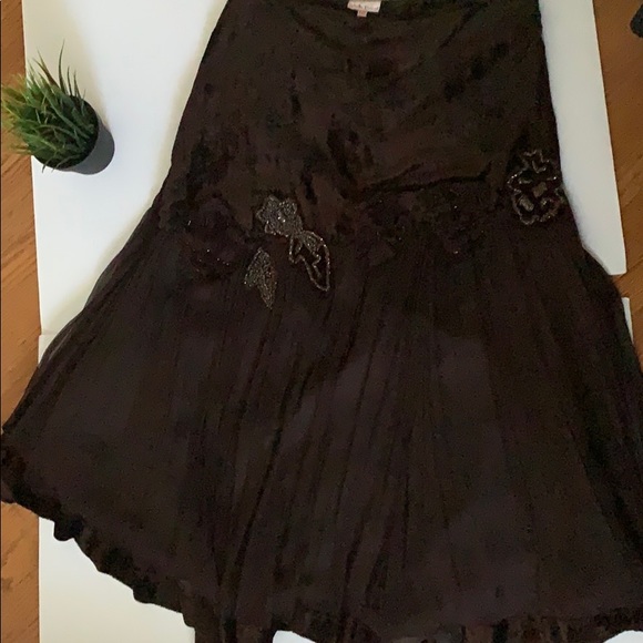 Velvet and chiffon skirt, worn only once - Picture 2 of 8